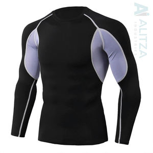 Rashguard de sport unisexe en polyester hautement flexible, imprimé par sublimation numérique, anti-UV, lavé, à manches longues, pour MMA - Product Image 6