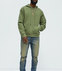 Sweat-shirts à capuche en coton 100% confortables et très vendus pour hommes en gros, fabrication de col à capuche, vente en gros OEM - Product Image 2