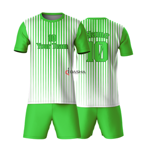 Camiseta de fútbol juvenil del equipo Camiseta de fútbol de manga corta 100% Poliéster Camiseta de fútbol de alta calidad Uniforme de fútbol - Product Image 5