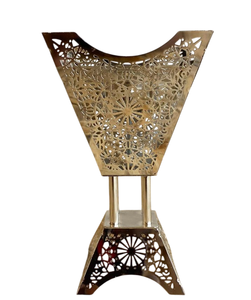 Quemador de incienso de Metal con acabado plateado de Calidad exclusiva, diseño recortado Vintage para decoración de mesa de Hotel y hogar para verano religioso - Product Image 2