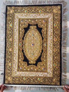 Luxe fait à la main Zari broderie tenture murale tapis bijou maison intérieur tissu décoration pour la décoration intérieure - Product Image 5