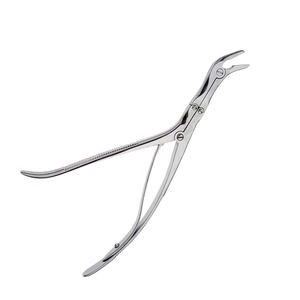 Beyer Bone Rongeurs Finition Polonais Pince coupante double courbe Rongeur d'os à double action avec ressort simple - Product Image 2