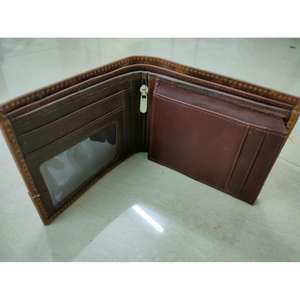 Cartera de Cuero Genuino de Becerro, Oveja y Vacuno para Hombre, Estilo Moderno de Primera Calidad, Abierta, 100% Personalizable, con Logotipo - Product Image 5