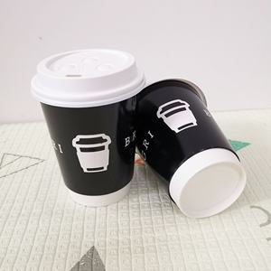 Gobelets en papier personnalisés jetables à double paroi en kraft blanc recyclable avec logo imprimé 8oz 12oz 16oz 20oz pour café, thé, boissons gazeuses avec couvercle - Product Image 6