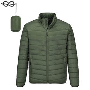 Chaqueta de invierno acolchada con aislamiento ligero para hombre, abrigo acolchado con capucha empacable, esquí en la nieve, senderismo, clima frío, aventuras de viaje - Product Image 1