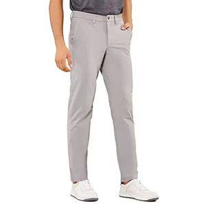 Pantalons décontractés pour hommes, logo personnalisé, taille mi-haute, légers, bouton plat, taille XL, fermeture éclair, vente en gros, livraison directe - Product Image 1