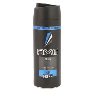 สเปรย์ระงับกลิ่นกายแอ็กซ์ คลิก บอดี้ สเปรย์ สำหรับผู้ชาย 150 มล. - Product Image 1