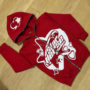 Sweat à capuche zippé intégral personnalisé pour femme, 100% coton polaire, coupe-vent, hiver, printemps, grande taille, impression de logo - Product Image 1