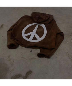 เสื้อฮู้ดผู้ชายผ้าคอตตอนรุ่นเฮฟวี่เวทมีฮู้ดผ้าปักลายด้วยความร้อนลดแสงแดดออกแบบโลโก้ได้ตามต้องการ - Product Image 4