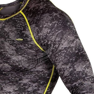 Spandex sublimado MMA Rash Guard Digital impreso BJJ Rush Guard manga larga Rash Guard para la venta - Product Image 4
