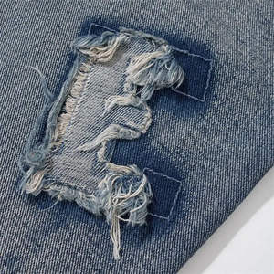 MOQ bajo, salida de fábrica, pantalones vaqueros desgastados con bordado, pantalones vaqueros hechos en algodón, precio al por mayor, pantalones vaqueros hechos en Pakistán - Product Image 3