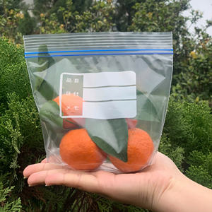 Clear PE Plastic Gravure Printed 45-70microns Thick Resealable <b>Grip</b> Seal Ziplock <b>Bags</b> Microwaveable Freezer Safe for Reliable - Product Image 3