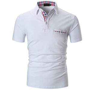 Hommes unis personnalisé hommes polos haute performance chemise de golf à manches courtes évacuation de l'humidité athlétique décontracté chemise à col montant - Product Image 1