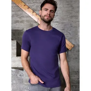 Men's 1:1 Rib Bio Sustainable Merchandising <b>T</b>-<b>Shirt</b> Eco-Friendly Promotional <b>T</b>-<b>Shirt</b> - Product Image 1