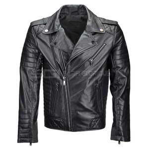Nueva chaqueta de cuero para hombre 2026, venta al por mayor, chaqueta de cuero genuino para hombre de alta calidad - Product Image 1