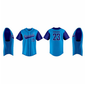 Camiseta de béisbol personalizada con estampado de nombre, jersey de béisbol barato sublimado de poliéster sublimado OEM, camiseta de béisbol en blanco personalizada - Product Image 4