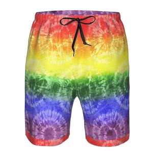 กางเกงขาสั้นเอวสูงสำหรับผู้หญิงดีไซน์ไร้รอยต่อเป็นมิตรกับสิ่งแวดล้อมย้อมสีระเหิดสำหรับโยคะและวิ่ง - Product Image 4