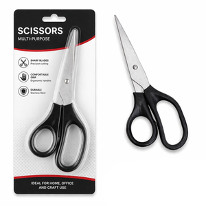 Tijeras de Corte de Precisión de 8 Pulgadas, Hojas Afiladas de Acero Inoxidable, Agarre Cómodo para Sastrería, Oficina, Manualidades y Uso con Papel - Product Image 6