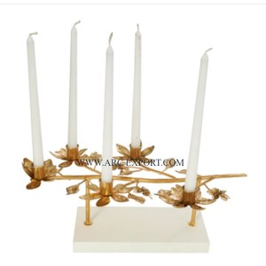 Anneau conception métal fer Table décoration maison intérieur éclaircissant bougeoirs événements de mariage fête décoration bougeoirs - Product Image 5