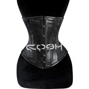 Fabricante y Proveedor de Corsés Góticos de Cuero Negro para Debajo del Busto - Product Image 1