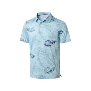 เสื้อโปโลสำหรับผู้ชายเสื้อเชิ๊ตโปโลแบบถักแบบเข้ารูปแห้ง - Product Image 4