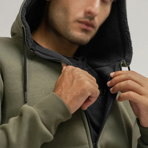 Vêtements chauds de haute qualité pour l'extérieur et l'usage quotidien, sweat à capuche doublé en sherpa, intérieur en polaire doux, confortable, durable et élégant. - Product Image 6