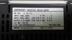 16551) [ใช้แล้ว] 3G3JX-A2007 - Product Image 4