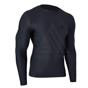 Venta caliente Premium Quality MMA Rash Guard Equipo transpirable de secado rápido con baja cantidad de pedido mínimo - Product Image 1