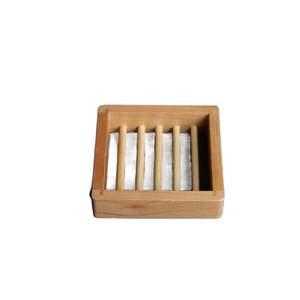 wholesale supplier new design wooden Soap <b>Holder</b> manufacturer supplier Soap Dish Wooden <b>Holder</b> Tray Drain best price - Product Image 1