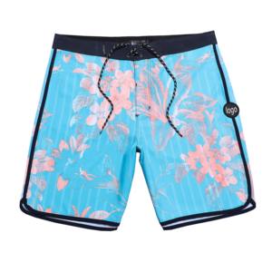 Pantalones cortos de playa para hombre con estampado de transferencia de calor, temporada de verano de alta calidad, informal, de poliéster, respetuosos con el medio ambiente - Product Image 3