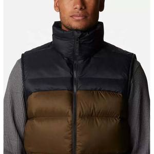 Men's <b>Lightweight</b> Canvas Puffer <b>Jacket</b> with Hood Eco-Friendly <b>Waterproof</b> & Windproof Insulated Winter Coat for Outdoor Sports - Product Image 3