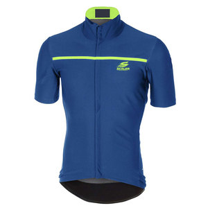 <b>Reflective</b> Detail Safety Design Cycling Jersey With Moisture Control Fabric And Secure Back Pocket Storage - Product Image 1