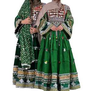 Robes longues traditionnelles afghanes en dentelle brodée pour femmes, respirantes, de bonne qualité, meilleur design, costume en gros, sur mesure - Product Image 1