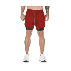 Shorts de course pour hommes Vêtements de sport pour musculation Shorts de gym pour hommes avec leggings Spandex Elastic Tracksuit Knee Short - Product Image 2