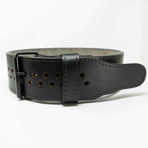 เข็มขัดยกน้ำหนักหนังวัวแท้หนา 10 มม. แบบปรับได้ พร้อมหัวเข็มขัดแบบคันโยก สำหรับออกกำลังกายและยกน้ำหนัก - Product Image 6