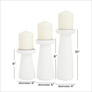Candle Stick Holder for Home Decoration Hot Selling Candle Holder in <b>White</b> Finishing for Decorative Use - Product Image 5