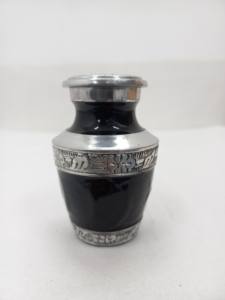 Fournitures funéraires en métal de bonne qualité, dernier arrivage, logo personnalisé, urnes funéraires urnes de crémation en aluminium avec cœur - Product Image 5