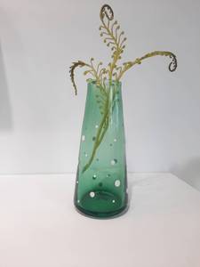 Florero de cristal de escritorio decorativo soplado a mano para la decoración del hogar de cristal y cristal Premium - Product Image 4