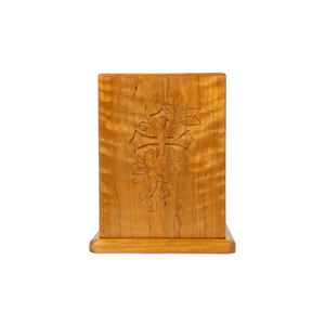 โกศ DSU106ไม้หรูหราอุปกรณ์งานศพของ kingwood อุปกรณ์งานศพพิมพ์ลาย3D อุปกรณ์งานศพ - Product Image 1