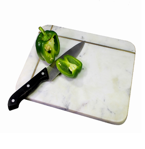 Planche à découper personnalisée en pierre blanche Planche à découper de service de charcuterie Fabrication personnalisée au prix le plus bas - Product Image 4