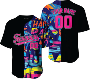 2025 Wholesale High Quality Hot Sale Custom Unisex Baseball Jersey Breathable Printed Anti-Bacterial Quick Dry Custom Player - Product Image 4