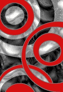 Tapis de chambre à coucher de style moderne, fabriqué à la machine, en polypropylène tissé, résistant aux taches, à poils longs, tapis turc Gaziantep Turquie, pour la maison - Product Image 2