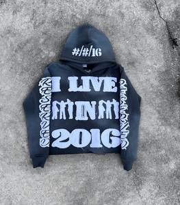 Venta al por mayor de alta calidad peso pesado logotipo personalizado Puff estampado 100% algodón 420G polar Streetwear Hiphop hombres sudaderas con capucha y sudaderas - Product Image 5