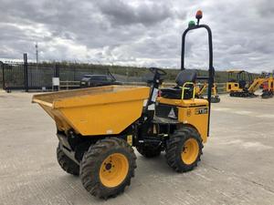 Mini-chargeuse sur pneus d'occasion de 1 tonne, benne basculante, compacte, pour travaux agricoles et de chantier - Product Image 3
