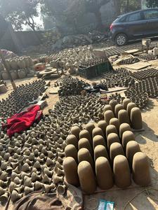 Juego de Tazas de Té de Terracota Hechas a Mano, Sostenibles, de Arcilla Pura, Estilo Rústico, Color y Tamaño Personalizables, Desechables para Amantes del Té - Product Image 3