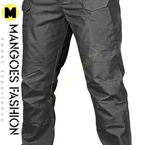 Pantalones Cargo Casuales Unisex de Pana de Peso Medio, Transpirables, de Secado Rápido, con 10 Bolsillos, Pierna Ancha y Cierre con Cordón, Pantalones de Trabajo - Product Image 2