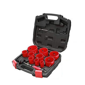 17 Pcs Baja Kecepatan Tinggi <span class=keywords><strong>3</strong></span>/4 Inci-2-1/2 Inci Set In Case dengan Mandrels - Product Image 1