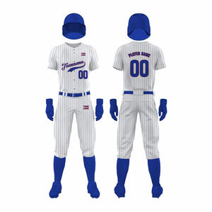 Uniforme de baseball de couleur différente de nouvelle conception selon l'uniforme de baseball de demande de client à vendre - Product Image 4
