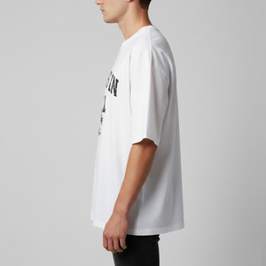 Camiseta de Cuello Redondo de Algodón con Estampado Gráfico Extra Grande para Hombre, Estilo Casual - Product Image 6