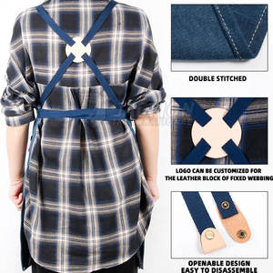 Tabliers de barbier confortables les plus vendus en vente Tabliers de barbier durables en coton au design personnalisé - Product Image 4